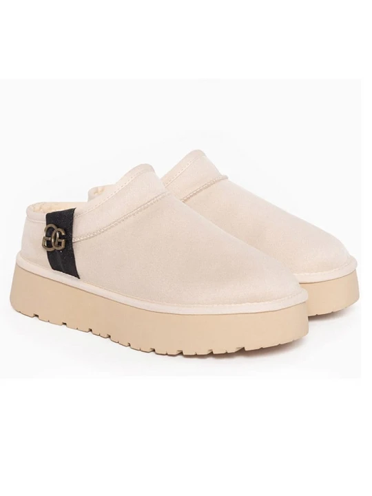 Zdjęcie produktu ISLAND BOOT Botki "Idila" w kolorze kremowym rozmiar: 36