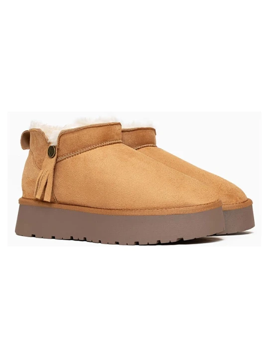Zdjęcie produktu ISLAND BOOT Botki "Ilonie" w kolorze jasnobrązowym rozmiar: 41