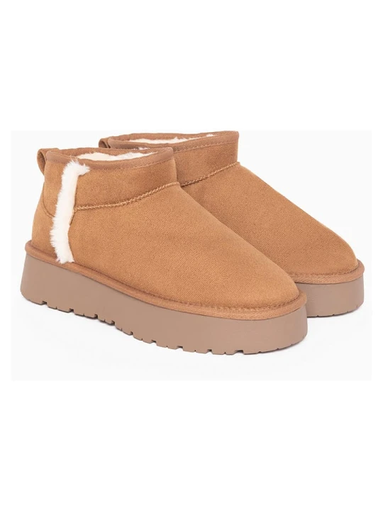 Zdjęcie produktu ISLAND BOOT Botki "Izia" w kolorze jasnobrązowym rozmiar: 41