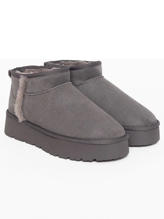 Zdjęcie produktu ISLAND BOOT Botki "Izia" w kolorze szarym rozmiar: 37