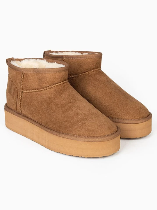 Zdjęcie produktu ISLAND BOOT Botki "Miley" w kolorze jasnobrązowym rozmiar: 41