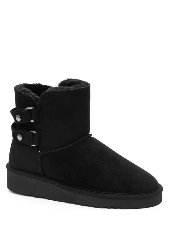 Zdjęcie produktu ISLAND BOOT Botki zimowe "Beata" w kolorze czarnym rozmiar: 36