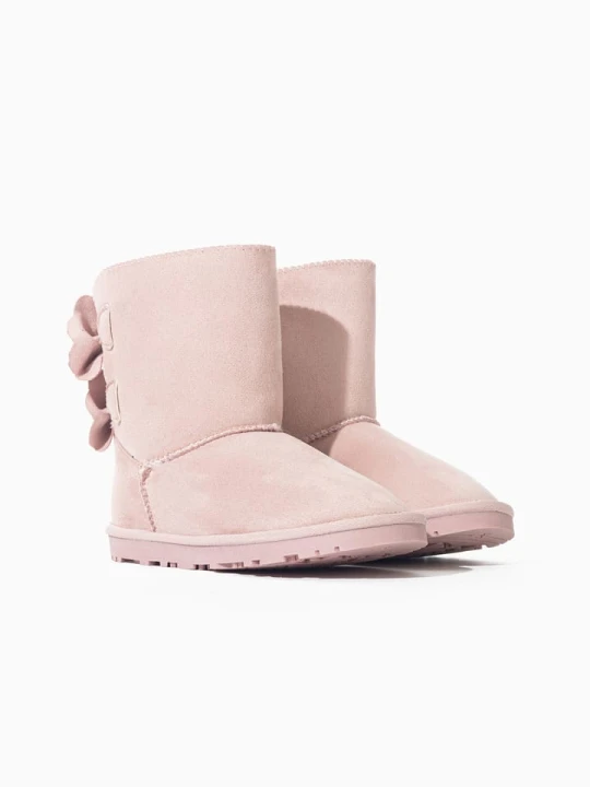 Zdjęcie produktu ISLAND BOOT Botki zimowe "Bowette" w kolorze jasnoróżowym rozmiar: 33