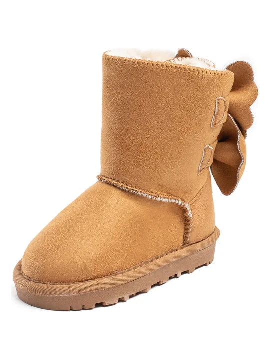 Zdjęcie produktu ISLAND BOOT Botki zimowe "Bowine" w kolorze jasnobrązowym rozmiar: 23
