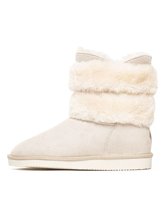 Zdjęcie produktu ISLAND BOOT Botki zimowe "Canso" w kolorze kremowym rozmiar: 38