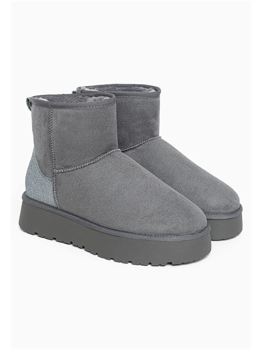 Zdjęcie produktu ISLAND BOOT Botki zimowe "Caspian" w kolorze szarym rozmiar: 37