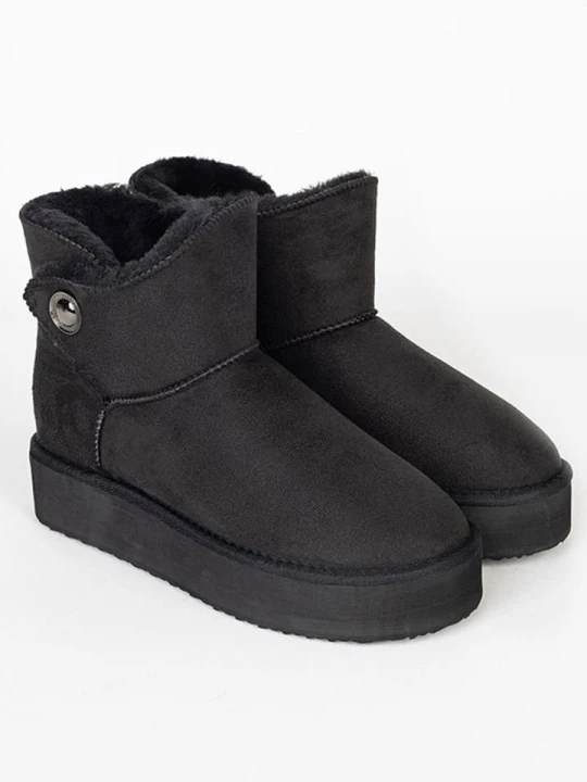 Zdjęcie produktu ISLAND BOOT Botki zimowe "Catalina" w kolorze czarnym rozmiar: 37