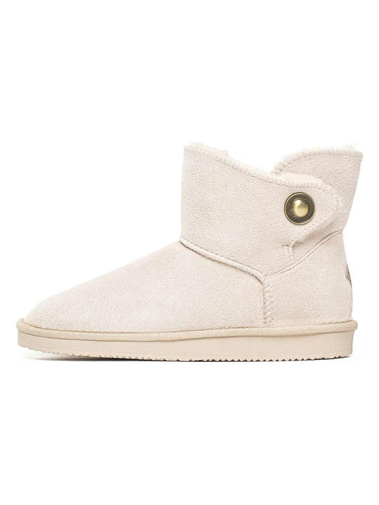 Zdjęcie produktu ISLAND BOOT Botki zimowe "Catalina" w kolorze kremowym rozmiar: 40