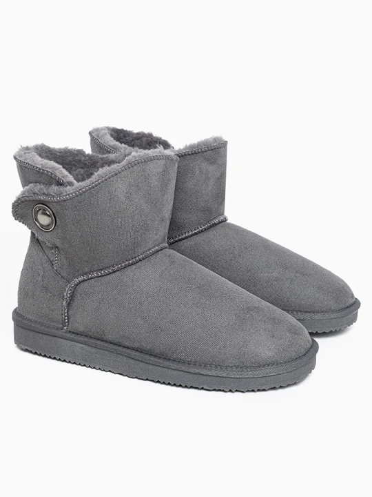 Zdjęcie produktu ISLAND BOOT Botki zimowe "Catalina" w kolorze szarym rozmiar: 39