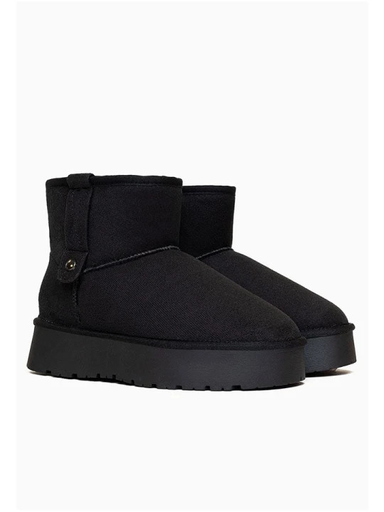 Zdjęcie produktu ISLAND BOOT Botki zimowe "Christie" w kolorze czarnym rozmiar: 38