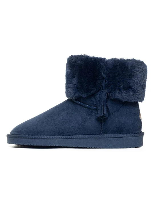 Zdjęcie produktu ISLAND BOOT Botki zimowe "Cinnamon" w kolorze granatowym rozmiar: 36