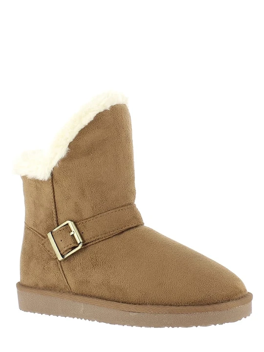 Zdjęcie produktu ISLAND BOOT Botki zimowe "Coral" w kolorze jasnobrązowym rozmiar: 38