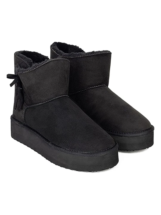 Zdjęcie produktu ISLAND BOOT Botki zimowe "Cullen" w kolorze czarnym rozmiar: 36