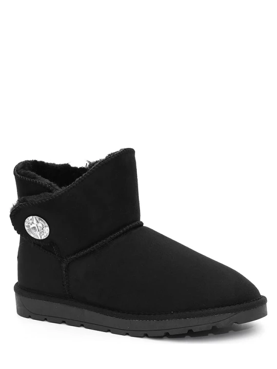 Zdjęcie produktu ISLAND BOOT Botki zimowe "Dona" w kolorze czarnym rozmiar: 36