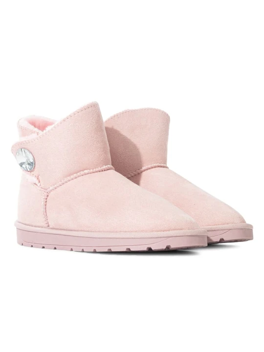 Zdjęcie produktu ISLAND BOOT Botki zimowe "Dona" w kolorze jasnoróżowym rozmiar: 39