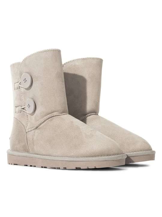 Zdjęcie produktu ISLAND BOOT Botki zimowe "Elisa" w kolorze beżowym rozmiar: 38