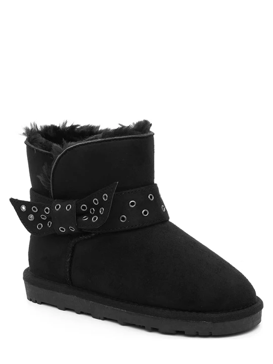 Zdjęcie produktu ISLAND BOOT Botki zimowe "Erikana" w kolorze czarnym rozmiar: 33