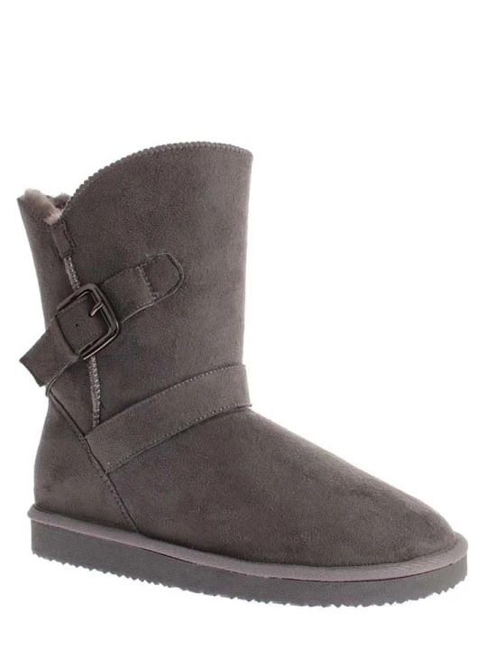 Zdjęcie produktu ISLAND BOOT Botki zimowe "Eveline" w kolorze antracytowym rozmiar: 39