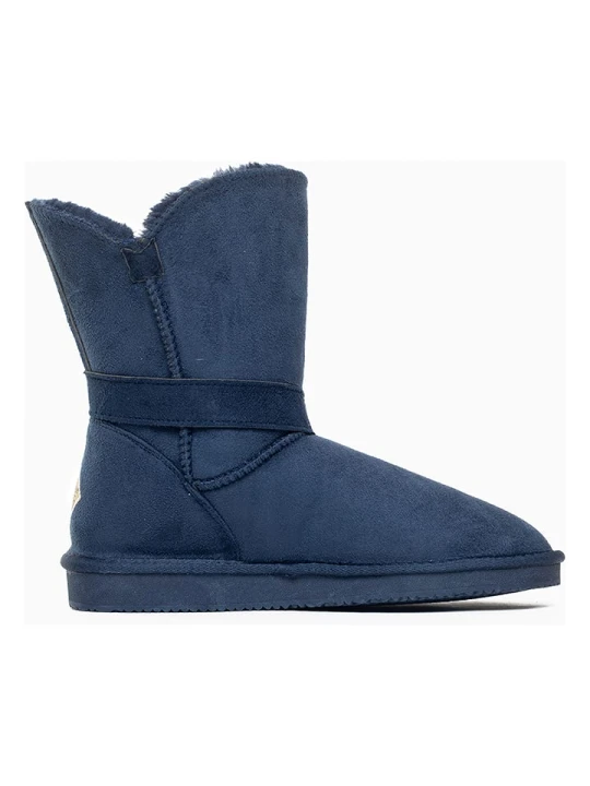 Zdjęcie produktu ISLAND BOOT Botki zimowe "Eveline" w kolorze granatowym rozmiar: 37