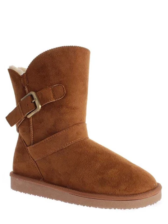 Zdjęcie produktu ISLAND BOOT Botki zimowe "Eveline" w kolorze jasnobrązowym rozmiar: 36