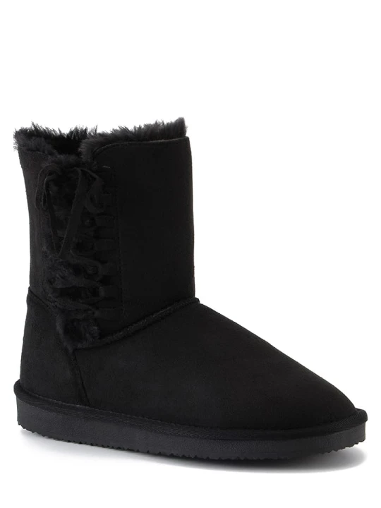 Zdjęcie produktu ISLAND BOOT Botki zimowe "Goldboro" w kolorze czarnym rozmiar: 38