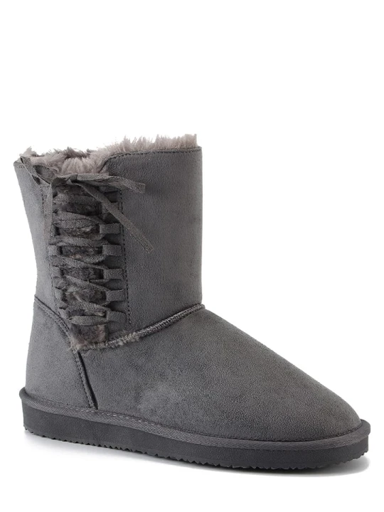 Zdjęcie produktu ISLAND BOOT Botki zimowe "Goldboro" w kolorze szarym rozmiar: 36