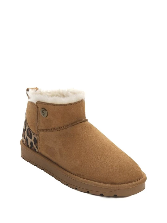 Zdjęcie produktu ISLAND BOOT Botki zimowe "Ideh" w kolorze jasnobrązowym rozmiar: 38