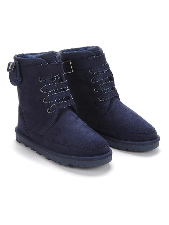 Zdjęcie produktu ISLAND BOOT Botki zimowe "Ishani" w kolorze granatowym rozmiar: 34