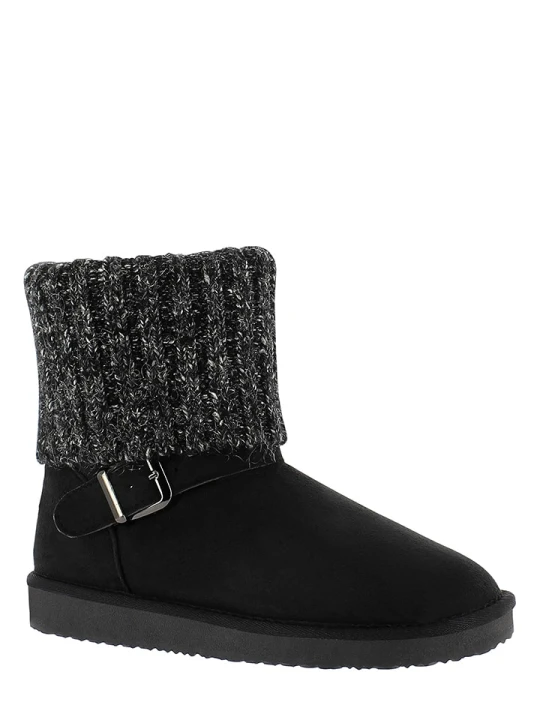 Zdjęcie produktu ISLAND BOOT Botki zimowe "Kourtney" w kolorze czarnym rozmiar: 36