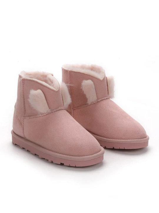 Zdjęcie produktu ISLAND BOOT Botki zimowe "Kust" w kolorze jasnoróżowym rozmiar: 25