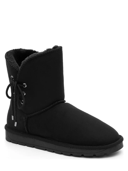 Zdjęcie produktu ISLAND BOOT Botki zimowe "Lavina" w kolorze czarnym rozmiar: 36