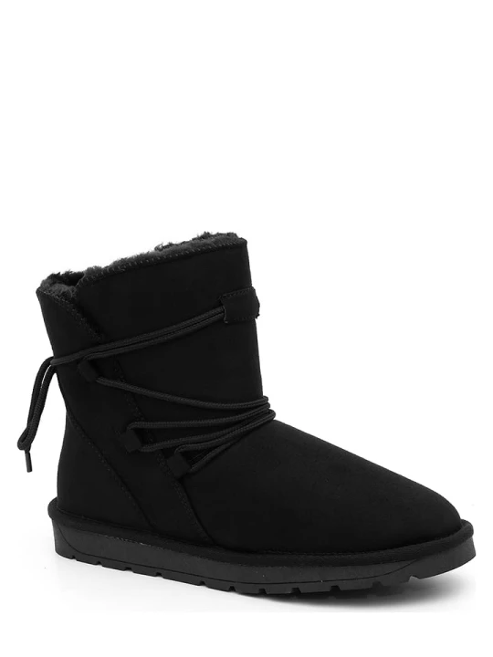 Zdjęcie produktu ISLAND BOOT Botki zimowe "Lila" w kolorze czarnym rozmiar: 36