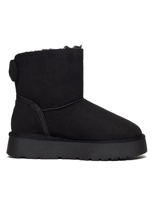 Zdjęcie produktu ISLAND BOOT Botki zimowe "Massey" w kolorze czarnym rozmiar: 37