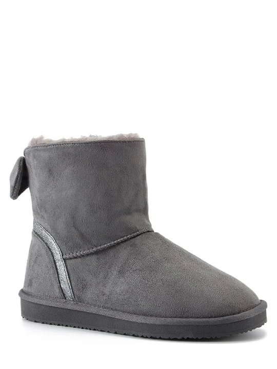 Zdjęcie produktu ISLAND BOOT Botki zimowe "Massey" w kolorze szarym rozmiar: 39