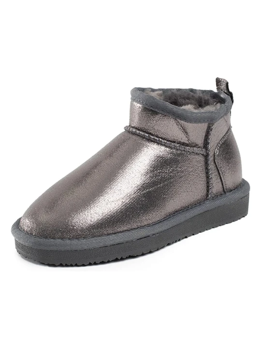 Zdjęcie produktu ISLAND BOOT Botki zimowe "Mihika" w kolorze szarym rozmiar: 30
