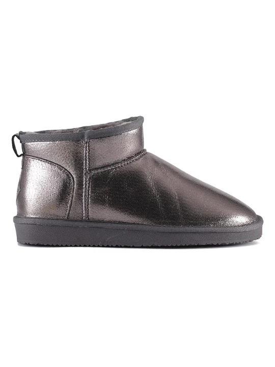 Zdjęcie produktu ISLAND BOOT Botki zimowe "Miley" w kolorze ciemnoszarym rozmiar: 39