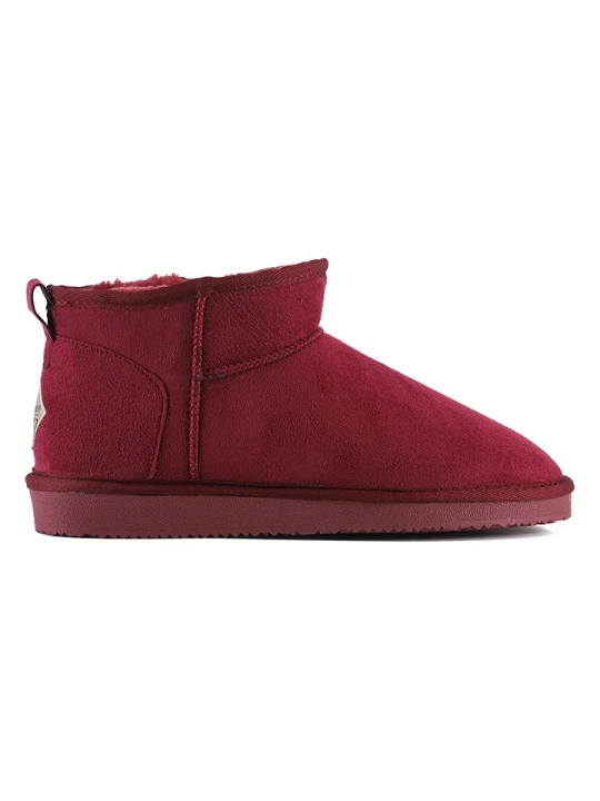 Zdjęcie produktu ISLAND BOOT Botki zimowe "Miley" w kolorze czerwonym rozmiar: 36
