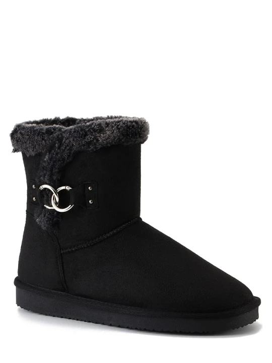 Zdjęcie produktu ISLAND BOOT Botki zimowe "Mooseland" w kolorze czarnym rozmiar: 39