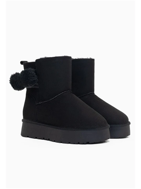 Zdjęcie produktu ISLAND BOOT Botki zimowe "Morell" w kolorze czarnym rozmiar: 37