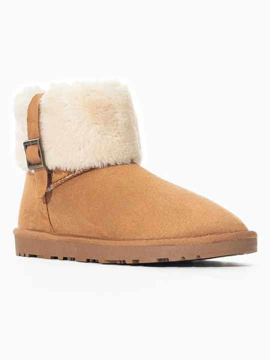 Zdjęcie produktu ISLAND BOOT Botki zimowe "Valley" w kolorze jasnobrązowym rozmiar: 38