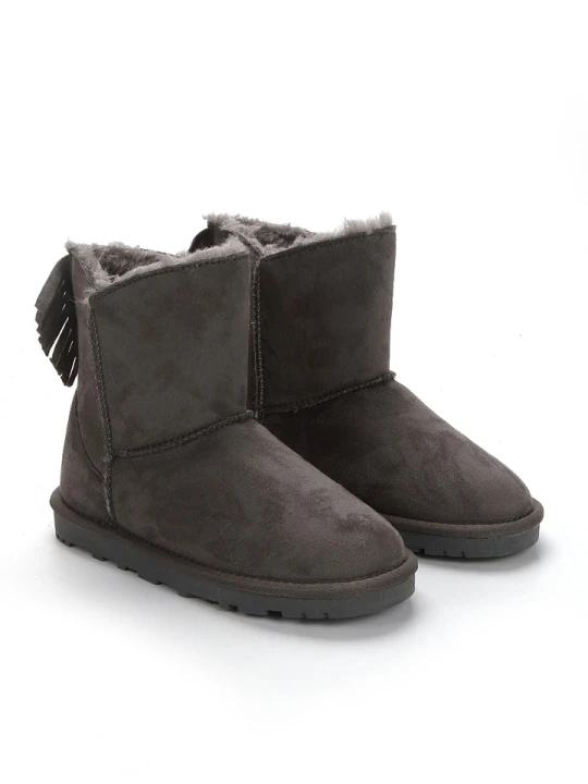 Zdjęcie produktu ISLAND BOOT Botki zimowe w kolorze antracytowym rozmiar: 29