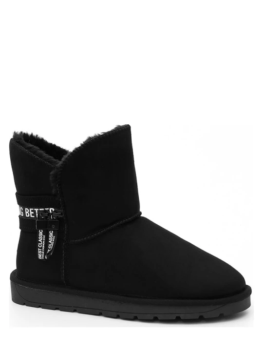 Zdjęcie produktu ISLAND BOOT Botki zimowe "Zak" w kolorze czarnym rozmiar: 37