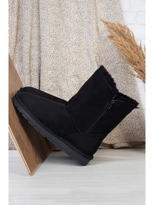 Zdjęcie produktu ISLAND BOOT Botki zimowe "Zasha" w kolorze czarnym rozmiar: 36