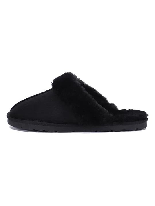 Zdjęcie produktu ISLAND BOOT Kapcie "Emesta" w kolorze czarnym rozmiar: 36