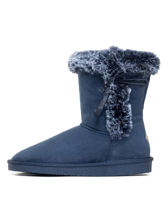 Zdjęcie produktu ISLAND BOOT Kozaki zimowe "Cora" w kolorze granatowym rozmiar: 38