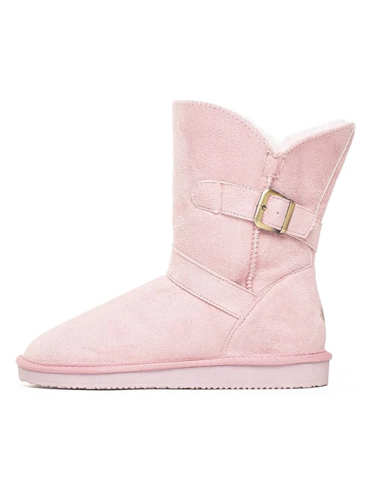 Zdjęcie produktu ISLAND BOOT Kozaki zimowe "Eveline" w kolorze jasnoróżowym rozmiar: 36