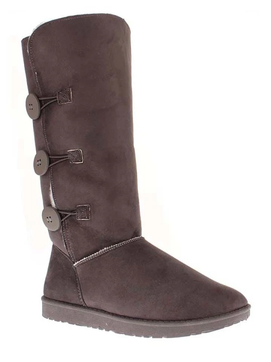 Zdjęcie produktu ISLAND BOOT Kozaki zimowe "Flora" w kolorze antracytowym rozmiar: 36