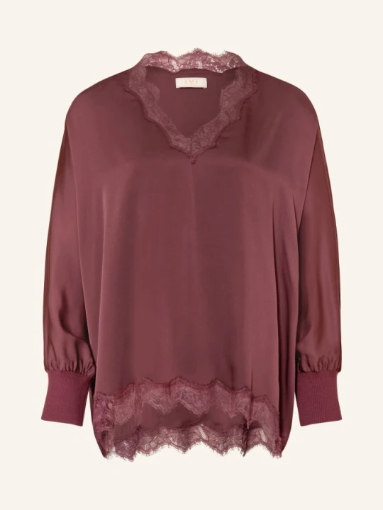 Zdjęcie produktu Ivi Collection Bluzka Z Jedwabiem rot CIEMNOCZERWONY