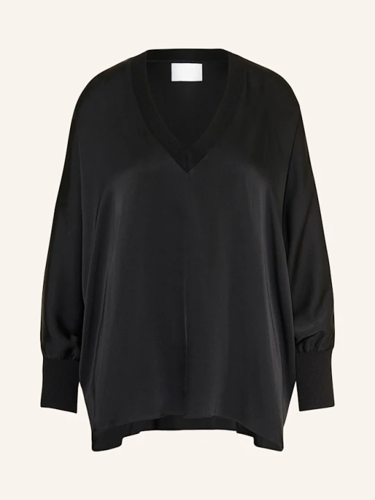 Zdjęcie produktu Ivi Collection Bluzka Z Jedwabiu schwarz CZARNY