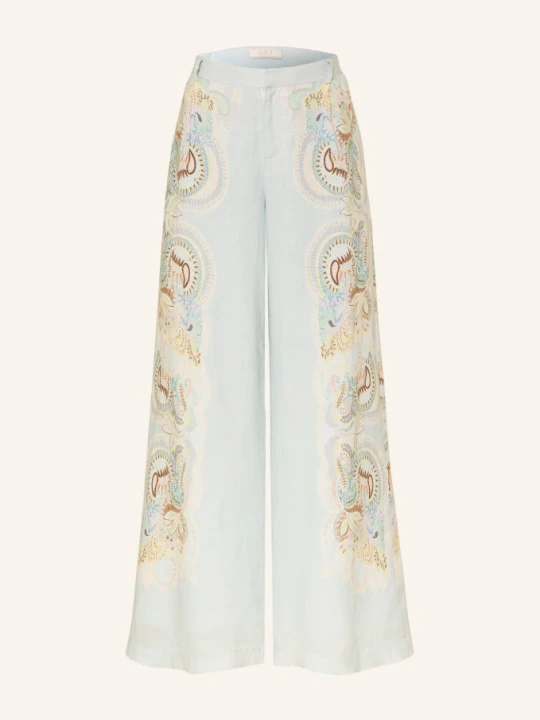Zdjęcie produktu Ivi Collection Spodnie Marlene Z Lnu blau